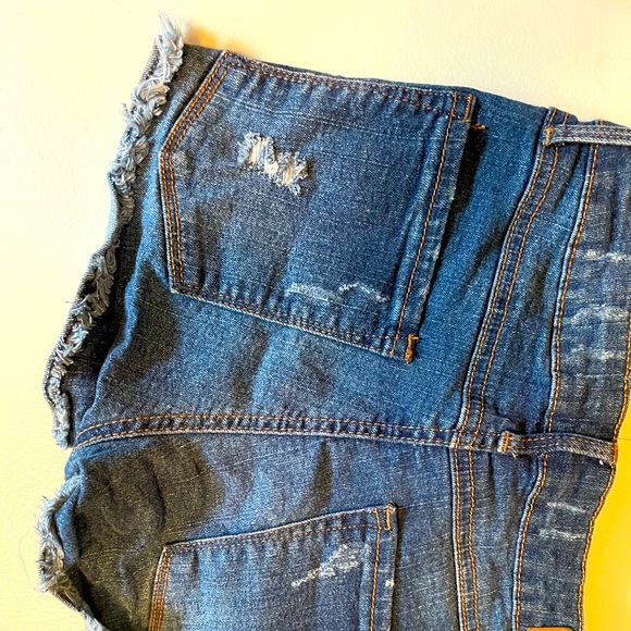 Ripped Jean Shorts - Picture 2 of 3